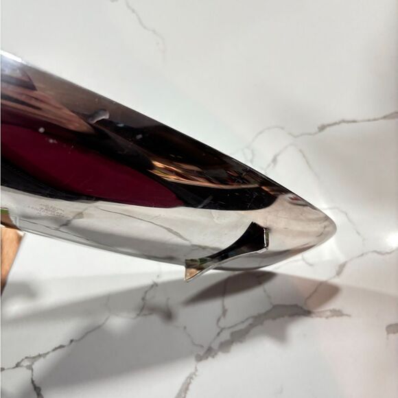 F.B. Rogers Silver Co. Genuine Silver Raised Jewelry Dish Nut Bowl Rounded Edges - Picture 11 of 12